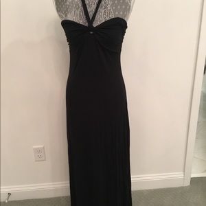 American Rag long black halter dress